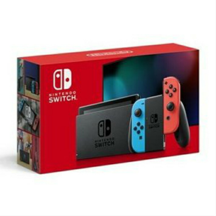[新品] 任天堂 新型Nintendo Switch JOY-CON(L) ネオンブルー/(R) ネオンレッド 4902370542912 スイッチ