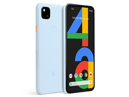 新品] Google Pixel 4a Barely Blue 青 本体 SIMフリー シムフリー SIM ...